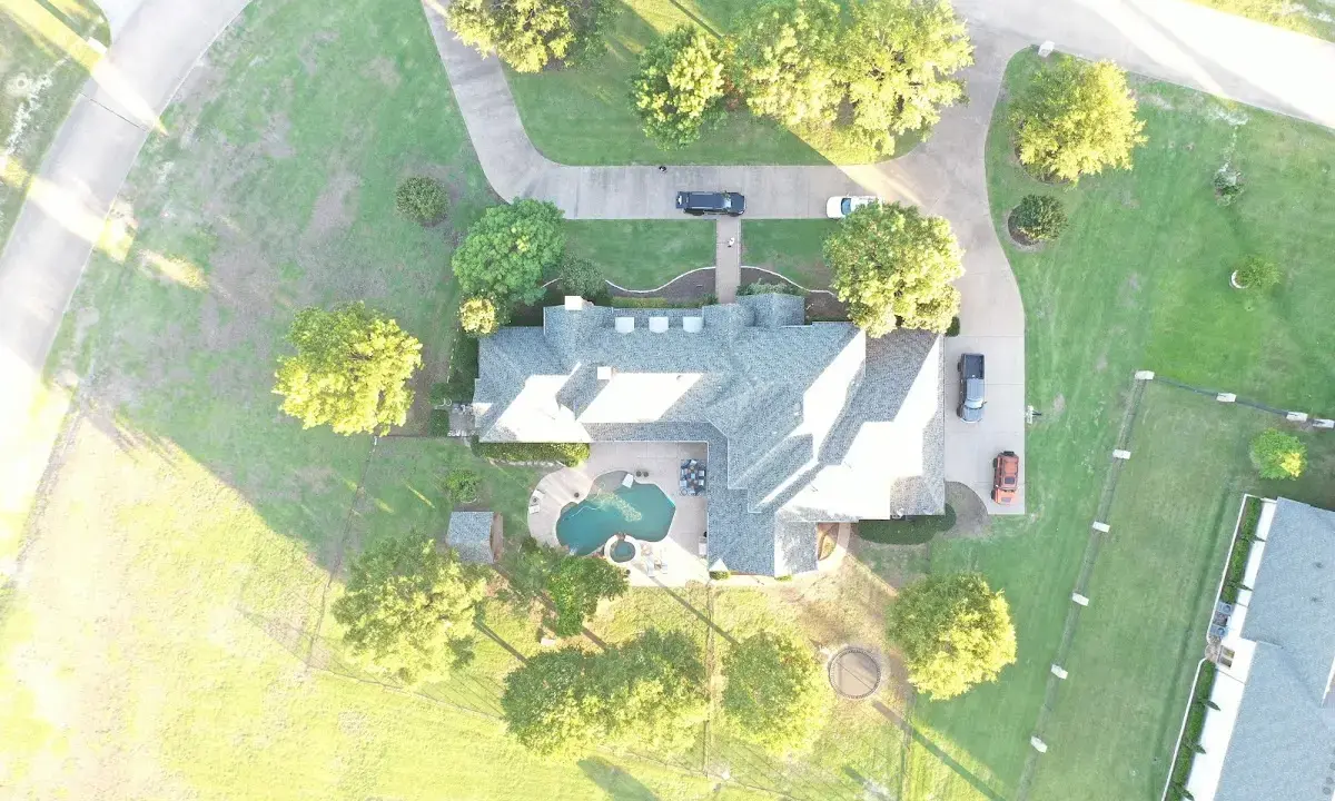 New shingle roof installation on a home in Carrollton